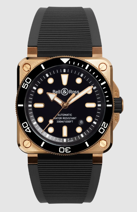 Bell & Ross BR-03 Diver Black Bronze Replica Watch BR03A-D-BL-BR/SRB